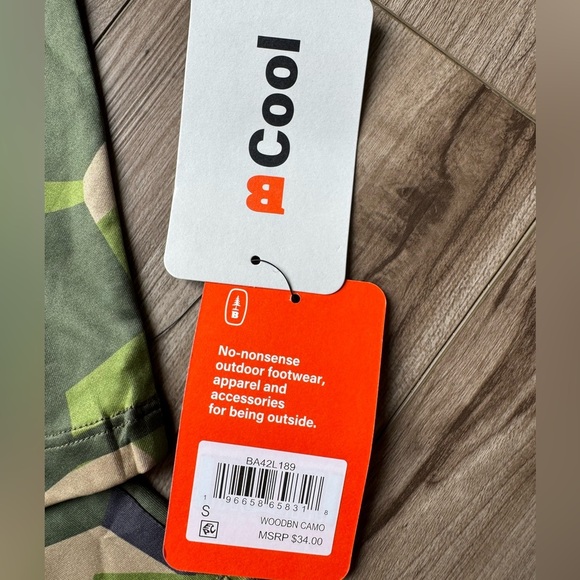 BASS OUTDOOR Men's Athletic Knit Long Sleeve Tee BCool Woodbn Camo Sz S New - Picture 5 of 10